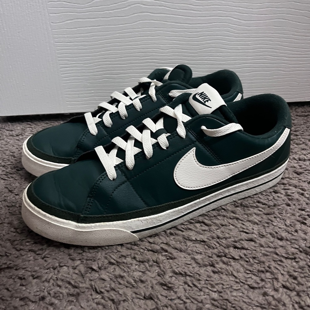 Nike Green Sneakers with White Accents 10.5 mens